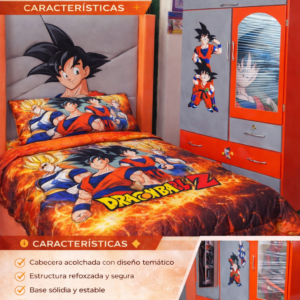 JUEGO DE DORMITORIO DRAGONBALL Z