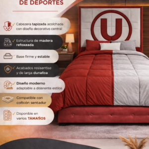 CAMA PERSONALIZADA UNIVERSITARIO DE DEPORTES