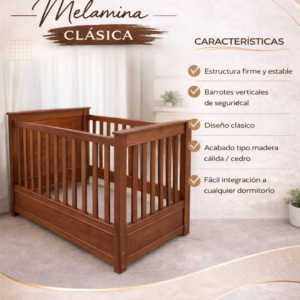 CUNA DE MELAMINA CLASICA