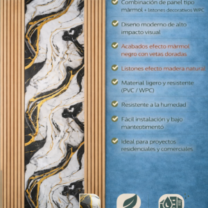 PANEL DECORATIVO COMBINADO