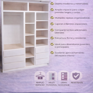 ARMARIO MODERNO BLANCO